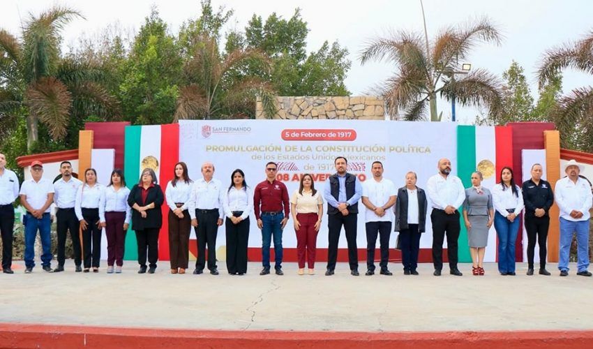 Conmemoración del 108 aniversario de la constitución Mexicana