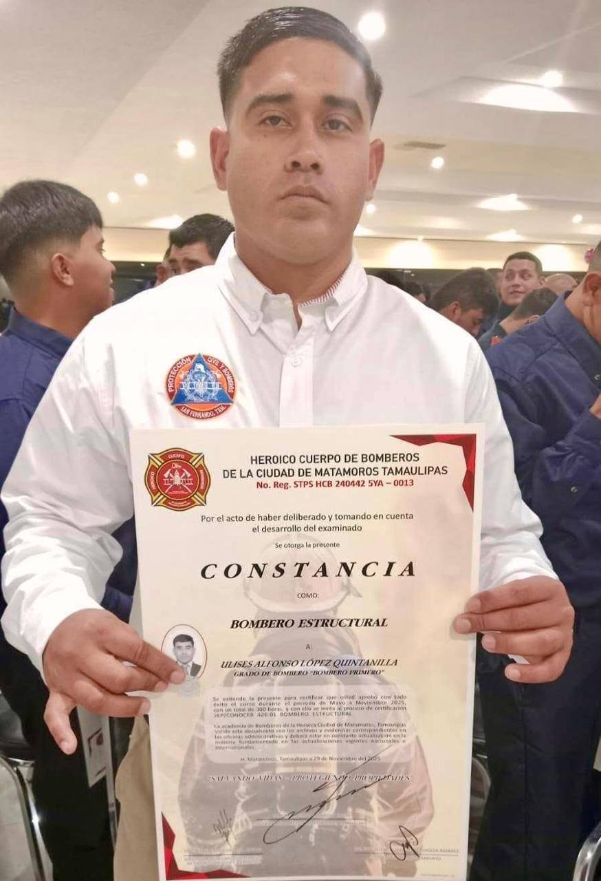 ¡Bomberos certificados!