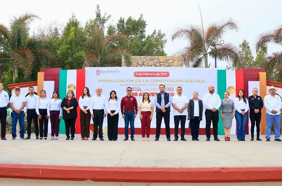 Conmemoración del 108 aniversario de la constitución Mexicana